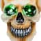 15" Lighted Skeleton Head Halloween Pathway Markers with Sound Set
